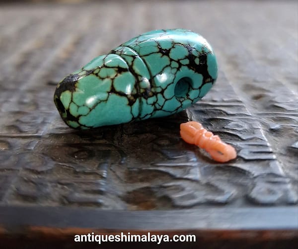 Tibetan Turquoise Guru Bead - Image 2